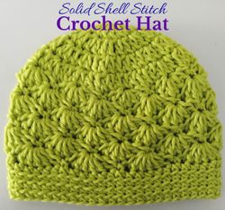 Handmade Baby Shell Hat
