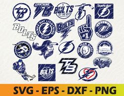 Tampa Bay Lightning  logo, bundle logo, svg, png, eps, dxf, Hockey Teams Svg