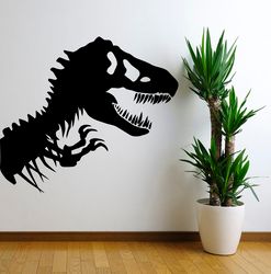 Tyrannosaur Skeleton, Dinosaur Tyrex, Dinosaur T-Rex Sticker Wall Sticker Vinyl Decal Mural Art Decor