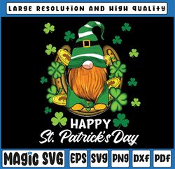 Happy St. Patrick's Day Gnome Shamrock Saint Patrick Irish Png, St Patricks Day, Digital Download