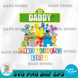 Daddy of the birthday boy monster png, Cricut, pngfiles, File For Cricut, For Silhouette, Cut File, Dxf, Png, Digital