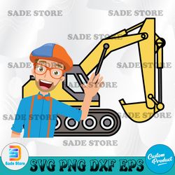 Engineers and Excavators svg, Blippi svg,  job svg, Cricut, svg files, File For Cricut, For Silhouette, Cut File, Dxf