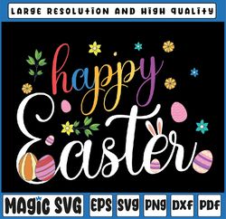 Bunny Pastel Spring Hunt Eggs Rabbit Happy Easter Day Svg,  Happy Easter Quote Svg , Easter Bunny, Digital Download