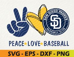 San Diego Padres Svg, clipart bundle, cutting file, Sport svg, Basketball Svg M L B logo svg