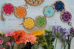 Chakra Flower, Wall Hanging GraphicsPrintable Crochet Patterns