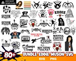 Bundle Eddie Muson characters, Stranger Things Svg, Cricut Svg, Engraving File, Instant Download
