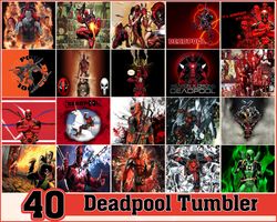 Deadpool Tumbler, Deadpool PNG, Tumbler design, Digital download