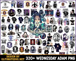 Wed Addams Png Bundle, Nevermore Academy Png, New 2022 TV Series Png
