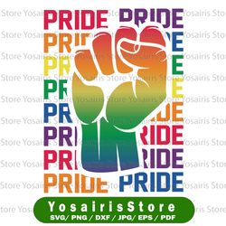LGBT pride month Svg, support with rainbow flag Svg, Rainbow pride, Lgbt Svg, Lgbtq svg Lgbt Svg Png