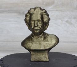 Albert Einstein Bust, Head Sculpture, figurine, interior object