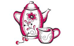 Cup of Coffee  EmbroideryTea & Coffee Embroidery Designs