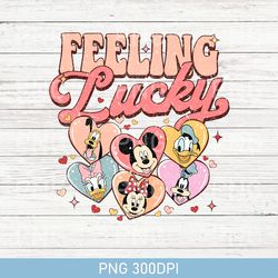 Magical Valentines Day Sublimation Designs, Mouse Magical Valentines Day PNG, Love Sublimation PNG, Retro Valentines PNG