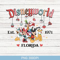 Disneyworld Est 1971 Florida PNG, XoXo Valentines Sublimation, Retro Valentine PNG, Mouse Valentine's Day PNG, Mickey