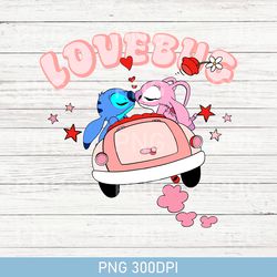 Valentine PNG, Stitch Valentine PNG, Stitch And Angle PNG Sublimation, Happy Valentine's Day PNG, Stitch Love PNG, XOXO
