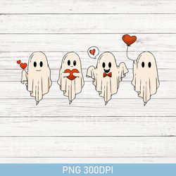Retro Valentine PNG, Valentines Day PNG, Valentines Ghost PNG, Cute Ghost PNG, Valentines Gift, Xoxo Ghost Valentines