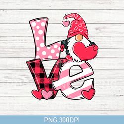 Valentine Gnome PNG, Love Gnome PNG, Valentines Day PNG, Valentine's PNG, Couple PNG, Gifts for Her, Leopard Valentines
