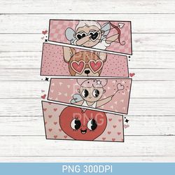 Retro Valentines Day PNG, Retro Valentines PNG, Valentines, Cute Valentines PNG, Retro Valentines Characters PNG, Trendy