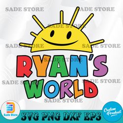 Ryan's world svg, svg, Cricut, svg files, File For Cricut, For Silhouette, Cut File, Dxf, Png, Svg, Digital Download