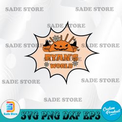 Halloween Ryan's world svg, halloween svg, spider svg, Cricut, svg files, File For Cricut, For Silhouette, Cut File, Dxf