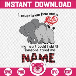 Personalized name I Never Knew How Much Love My Heart Could Hold Til Someone Called Me Grandma png ValentineDay Sublimat