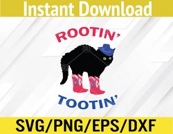 Rootin Tootin Cowboy Cat Svg, Eps, Png, Dxf, Digital Download