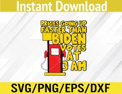 Gas Prices Are Higher Than Hunter Funny Gasoline Fuel Biden Svg, Eps, Png, Dxf, Digital Download