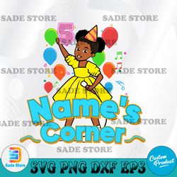 Personalized Name and Age  Gracies, Gracies Corner svg, Gracies Corner, Gracies Corner Birthday, Gracies Corner png