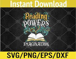 Bookish Bookworm Reading Is Magical Book Lovers Svg, Eps, Png, Dxf, Digital Download