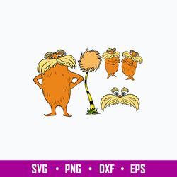Lorax I speak for the trees Svg, Lorax Svg, Dr Seuss Svg, Png Dxf Eps File