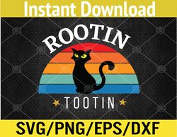 Mens Rootin Tootin cat. Retro Style, rootin tootin Cowboy cat Svg, Eps, Png, Dxf, Digital Download