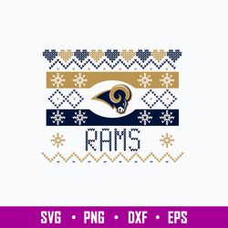 Los Angeles Rams Fair Isle Svg, La Rams Logo Svg, Sport Svg, Png Dxf Eps File