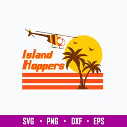 Magnum PI Island Hoppers Svg, Png Dxf Eps File