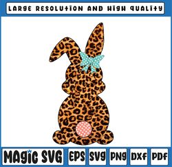 Leopard Bunny Cute Rabbit Happy Easter Day Png, Leopard Bunny Png, Happy Easter Day Png, Easter Bunny, Digital Download