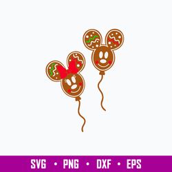 Mouse Head Gingerbread Svg, Mickey And Minie Svg, Png Dxf Eps File