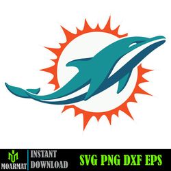Designs Miami Dolphins Football Svg ,Dolphins Logo Svg, Sport Svg, Miami Dolphins Svg (33)