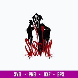 Scream Ghost Svg, No Hang Up Svg, Horror Movies Svg, Png Dxf Eps File