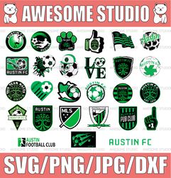 27 Files MLS Logo Austin FC, Austin FC svg, Vector Austin FC, Clipart Austin FC, Football Kit Austin FC, svg, DXF, PNG,