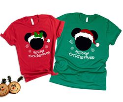 Disney Christmas Family Shirts, Couple Matching Shirt, Disney Christmas Vacation, Family Christmas Party Shirt, Custom C