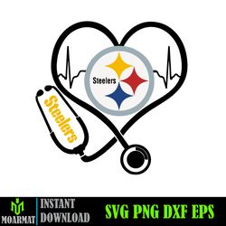 Pittsburgh Steelers Football Svg Bundle, Sport Svg, Pittsburgh Steelers, Steelers Svg, Steelers Logo Svg (10)