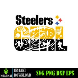 Pittsburgh Steelers Football Svg Bundle, Sport Svg, Pittsburgh Steelers, Steelers Svg, Steelers Logo Svg (25)