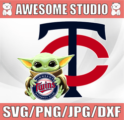 Baby Yoda with Minnesota Twins Baseball PNG,  Baby Yoda MLB png, MLB png, Sublimation ready, png files for sublimation