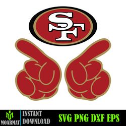 San Francisco 49ers Svg, 49ers Svg, San Francisco 49ers Logo, 49ers Clipart, Football SVG (27)