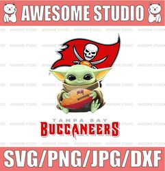Baby Yoda with Tampa Bay Buccaneers NFL png,  Baby Yoda NFL png, NFL png, Sublimation ready, png files for sublimation,p