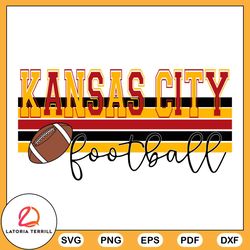 Kansas City Football SVG Game 2023 SVG Game Day SVG Cutting Files