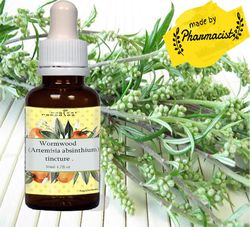 Wormwood Tincture/Extract- Artemisia Absinthium, Highest Quality, Multiple Sizes.