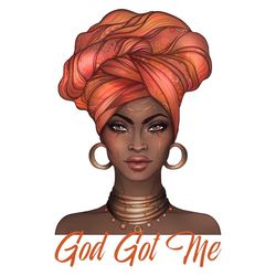 God Got Me Svg, African American Afrocentric Women Svg