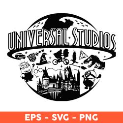 Universal Studios Svg, Family Vacation Svg, Universal Trip, Svg Cut File For Silhouette, Svg - Download File