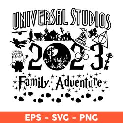 Universal Studios Family Trip, Family Vacation, Universal Studio Family 2023, Svg, Eps - Download File
