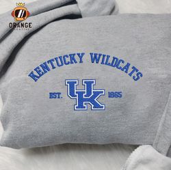 Kentucky Wildcats Embroidered Sweatshirt, NCAA Embroidered Shirt, Kentucky Wildcats Embroidered Hoodie, Unisex T-Shirt