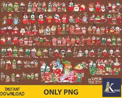 38 file Christmas Coffee bundle PNG , bundle Christmas PNG , Silhouette, digital , Instant Download